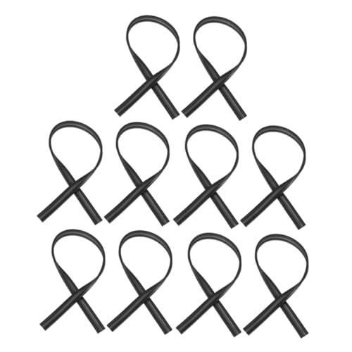 10 Pezzi Strisce Ricambio per Tergicristalli Auto Gomma Resistente per Tergicristallo Senza Telaio per Pulizia