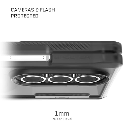 Image of Ghostek Covert Clear Fold 7 Case with Built-in Kickstand, MagSafe and Full Hinge Protection Designed for 2025 Samsung Galaxy Z Fold7 (8 inch) (Smoke Matte)