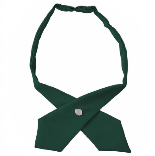 French Toast Girls' School Uniform Cross Tie (Green)