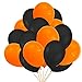 Produktbild Jonami Halloween Deko Set , 50 Halloween Luftballons, Halloween Dekoration Ballons Orangen Schwarze Ballons fur Halloweenparty Kinder -50 STK-