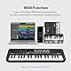 POGOLAB MK-2 Mini Keyboard Piano, Elektronisches Kinderkeyboard mit 37 Tasten, 40 Liedern, 200 Sounds, 200 Rhythmen, Digitalpiano mit MIDI-Funktion, Tragbares E-Piano (19,3 x 7,3 x 1,9 Zoll)(schwarz)