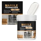 Scru/bology Marble Polishing Paste Kit,Stone Polishing Machine & Furniture Wax,Restores Shine, Removes Scratches,Water Stain & Fingerprint Resistance,Easy to Use Stone Cleaner & Polish,Effective