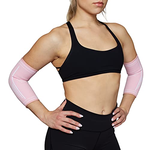 Riptgear Elbow Brace For Tendonitis - 2 Pack - Tennis Elbow For Men And Women - Elbow Compression Sleeve For Bursitis - Elbow Brace For Golfers Elbow - Compression Sleeves (Small, Pink (2 Pack)) #TOP7