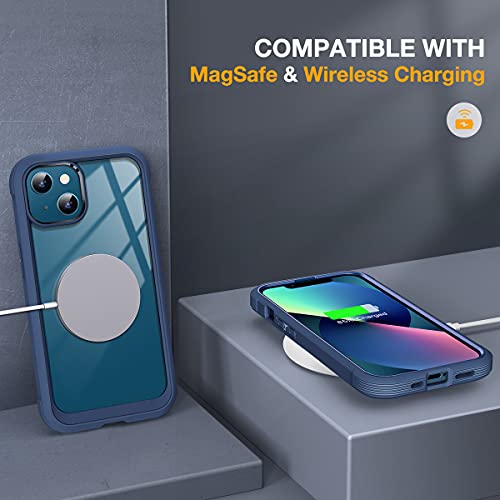 image for Miracase Compatible with iPhone 13 case 6.1 inch, [Glass Instead Plast