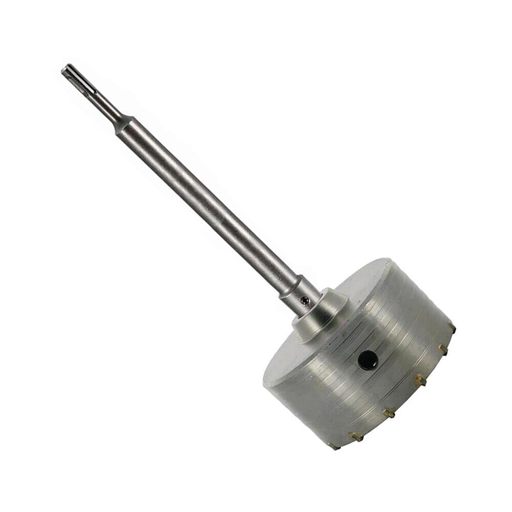 Kovalmax® FRESA CAROTATRICE TAZZA 160 MM ASTA BARRA SDS PLUS 60 CM PROLUNGA PUNTA TRAPANO PER MURO CEMENTO