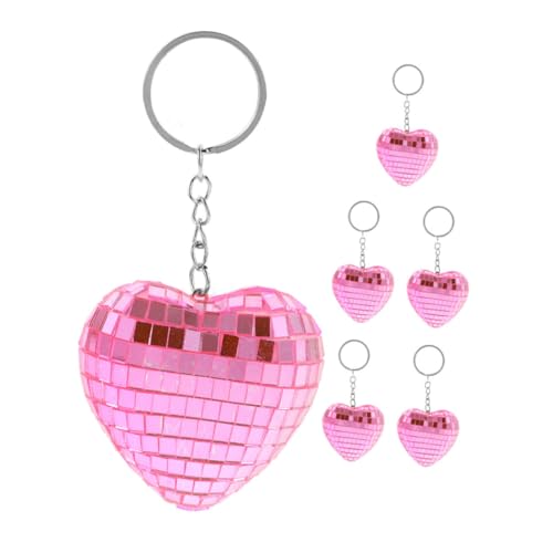 PRETYZOOM 6piezas De Disco Antiguo Bola De Espejo De Disco Decoración De Fiesta De