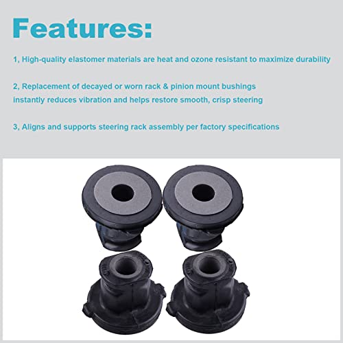 Ensun 1644600029 Front Steering Rack Mount Bushing For Mercedes W164 W251 Gl320 R320 (1 Set 4 Pcs) #TOP1