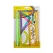 Aruie Papeterie Grand Ensemble de 8 pièces Étudiant Regrate d'examen de Papeterie Sentille Crayon Séciter Scissers Fournitures Scolaires Multifonctionnelles Supplies Scolaires (Color : A)