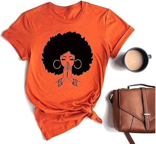 Image of Black History Shirts Black Graphic tees for Men and Women, Magic Fashion Afro American Natural Hair Vintage Melanin T-Shirts