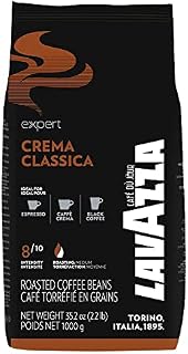 Kawa ziarnista Lavazza Expert Crema Classica 1kg, 40% Arabika, 60% Robusta, Ciemno palona, Wysoka zawartość kofeiny
