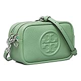 Tory Burch Perry Bombé Mini Bag, Patina/Rolled Nickel