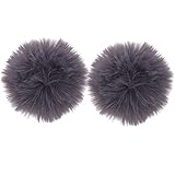 MILISTEN Cubierta de micrófono de reemplazo de 2pcs 1cm Lavalier Micrófono cubierta de la pantalla del viento