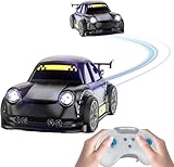 Remote Control Car,Intelligent Inductive Movement Toy Car with Auto-Follow Mode and 360°Spins Drift, 2.4Ghz RC Racing Car Simulated Sounds and Headlights, Ideal Gift for Children (Black)