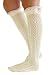 The Original Button Boot Socks with Lace Trim Boutique Socks by Modern Boho Cream