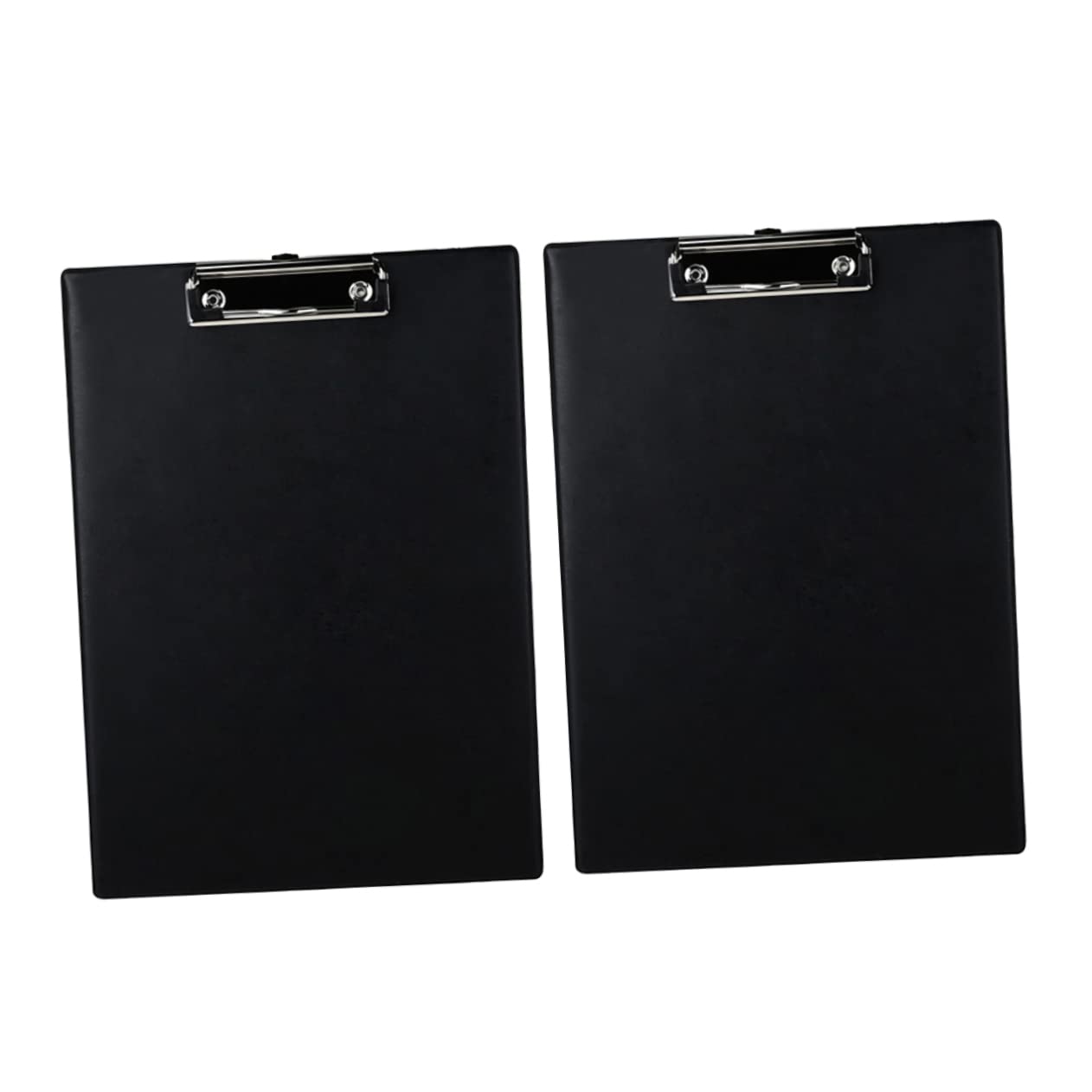 Tablette D'écriture A4 à Pinces, Lot de 2 en Plastique Noir