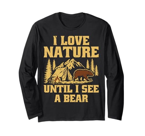Love Nature Until I See Bear Hiker �}�E���e�� �n�C�L���O �A�h�x���`���[ ����T�V���c