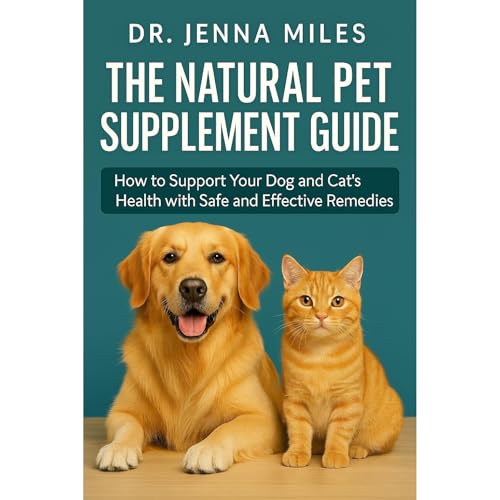 The Natural Pet Supplement Guide Audiolibro Por Dr. Jenna Miles arte de portada