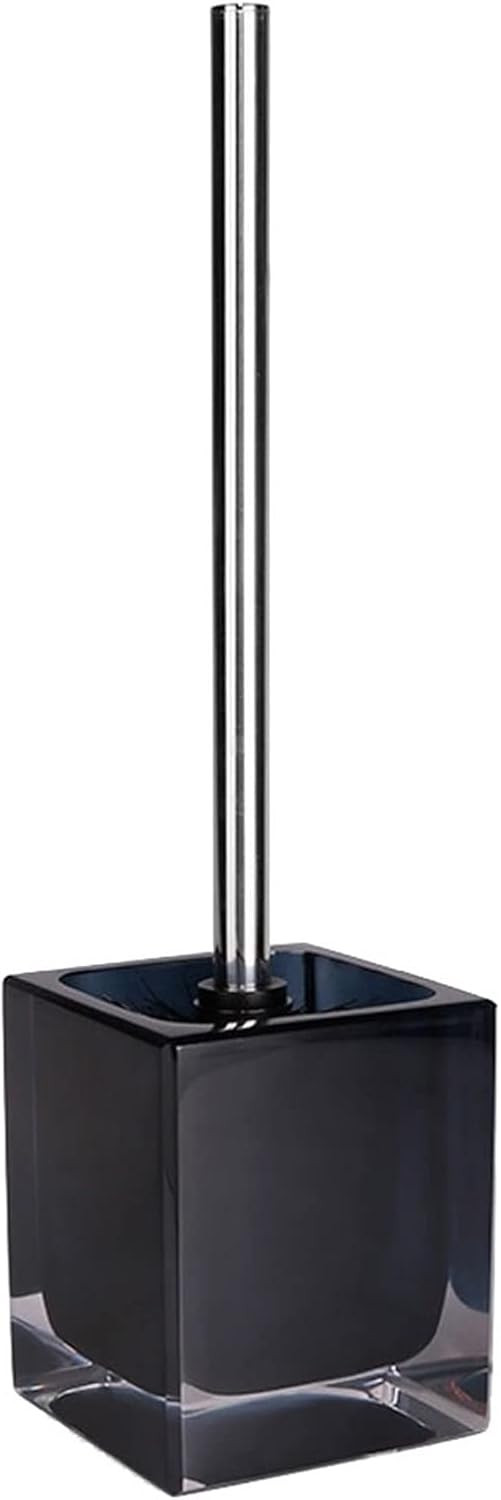 Toilet Brush Holder Toilet Brush,Stainless Steel Handle Toilet Brush Set Household Cleaning Brush with Base Strong Scrubber Brush Home Toilet Bowl Cleaner Holder Toilet Brush Holders(B)