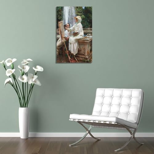 Poster d'art mural moderne pour réchauffer un salon blanc sans surcharger la déco - 5