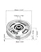 QWORK Universal Aluminium Alloy Bearing Pulley Wheel for Sports Fitness Equipment, 95mm Size, High Load Capacity 660 lbs, 2 Pieces