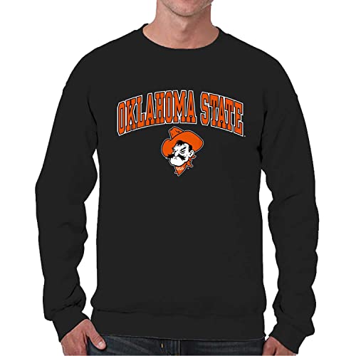Image of NCAA College Sweatshirt Fleece Crewneck Pullover for Men and Women | Officially licensed NCAA college gameday crewneck pullover - 9 oz fleece lined sweatshirt with arch and logo design