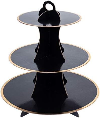 3-Tier Cardboard Cupcake Stand/Tower 1-Set (1,Circus Tent )