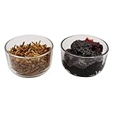Backyard Essentials Glass Replacement Cups for Recycled Poly Oriole Bird Feeders [Pack of 2]