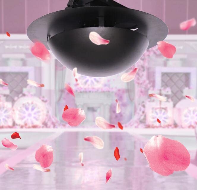 LeTkingok Electric Aerial Flower Petal Machine Confetti Paper Jetting Machine Wedding Bar Ktv Stage Performance Atmosphere Props