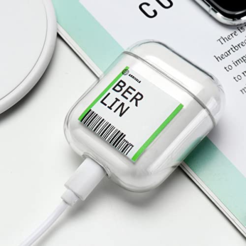 City Name Headphone Case, Hard Case for Airpods 1st Gen 2nd Generation, Headphone Protective Case with Various City Names - Image 3