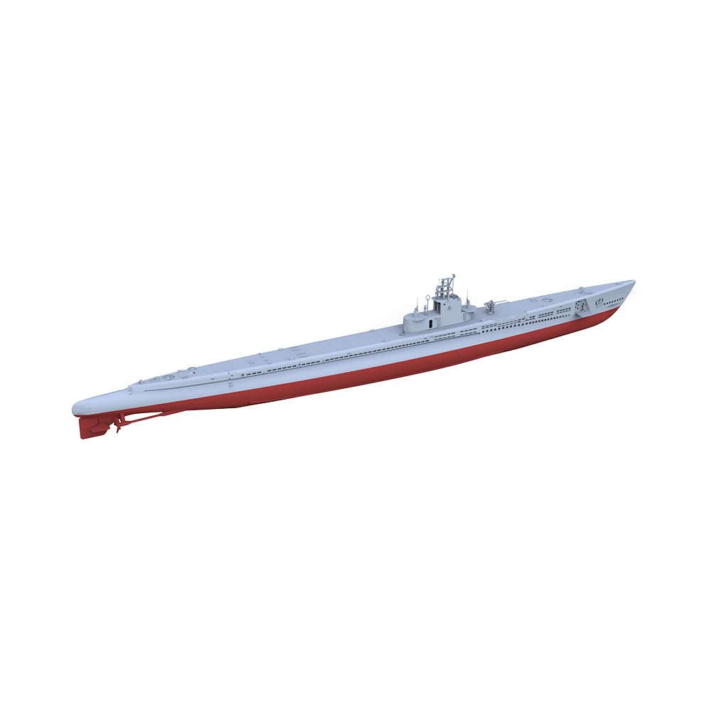 MRY-SFW SSC72954S-A 1/72 model wojskowy US Navy, okręt podwodny klasy Gato, pełny kadłub, segmentowany kadłub