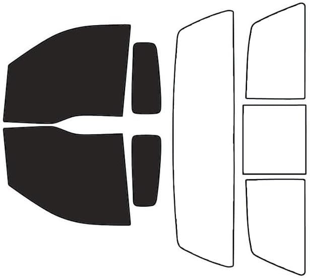 Rvinyl Window Tint Kit Compatible with Ford F-150 2004-2008 2 Door - Black 20% - Single Ply No Bubble Film - Do it Yourself Vehicle Front Precut Kit