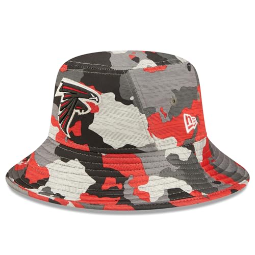 New Era Men's Camo Atlanta Falcons 2022 NFL Training Camp Official Bucket Hat