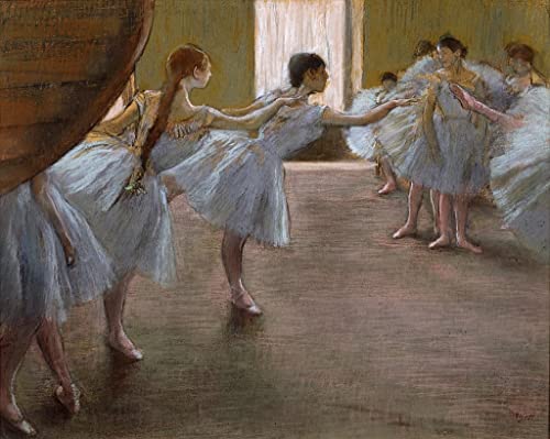 Répétition de ballet par Edgar Degas - Affiche impression d'art 60x90cm