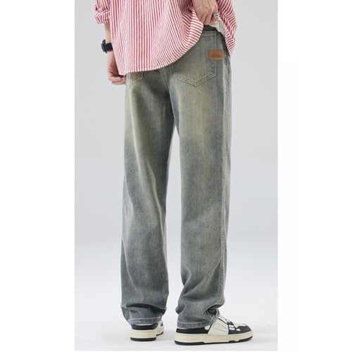 Jeans Spring Loose Straight Leg Pants Wide Leg Pants Casual Pants2