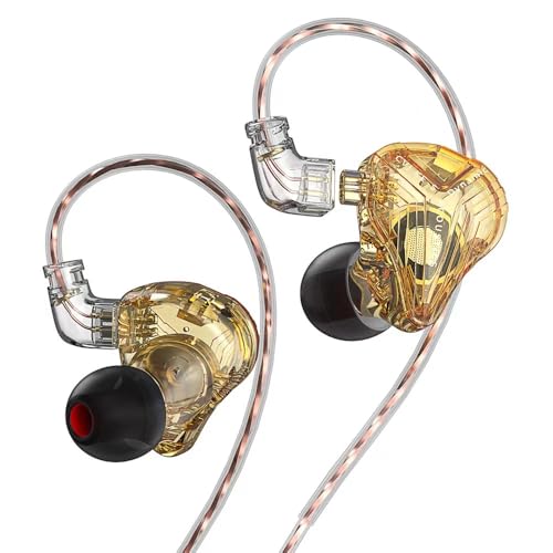 Amazon.co.jp: CVJ 潮鳴 有線 イヤホン 耳掛け イヤモニ 2DD