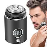 Herren Elektrorasierer | Nass- und Trockenrasierer wiederaufladbar Barttrimmer | Tragbarer Elektrischer Rasierer - Für Tägliche Gesichts- Und Bartpflege Für Männer Vater Auf Reisen Und Geschäftsreisen