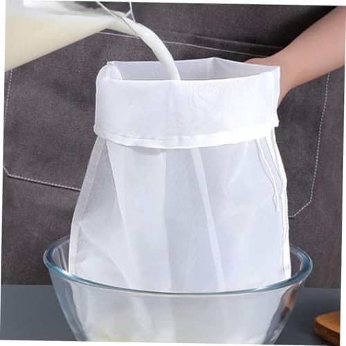Filtro de malla fina reutilizable para leche vegetal y yogur casero saludable en familia 7