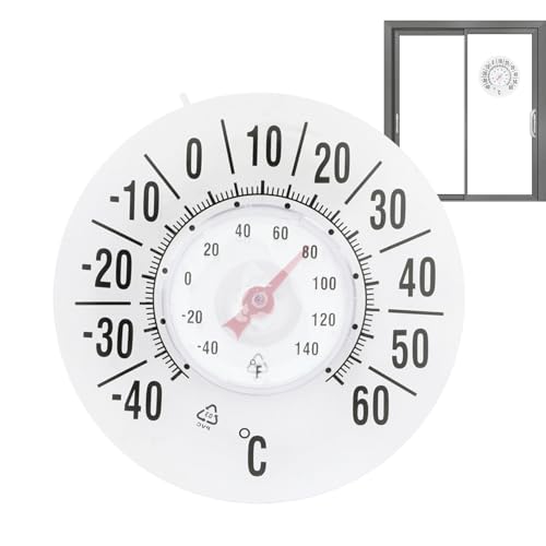 Yiohejy Medidor De Temperatura Para Exterior,Preciso Impermeable - Termómetro De Exterior Para Habitaciones,Para Hogar Dormitorio Habitación Jardín Patio Garaje