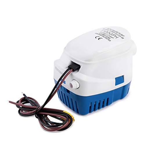 Dontmiss two wires Automatic Submersible Small Boat Bilge Pump 12v 1100gph Auto with Float Switch bilge pump for boat(Outlet Diameter:1 1/8")