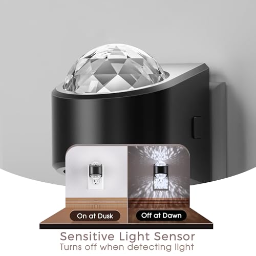 Image of Night Light, Night Lights Plug into Wall, Night Light for Bedroom, Dimmable Brightness, LED Dusk to Dawn Sensor Nightlight for Nursery, Bathroom, Home Decor, Gaming Room, Daylight White 5000k