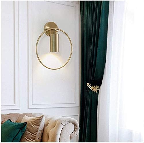 GANFANREN Lampen op zonne-energie voor buiten, LED Buitenlamp met Bewegingssensor,Wandlamp Moderne Eenvoudige Wandkandelaar Verlichting Wandlamp Moderne Ronde Lamp Geschikt Voor Woonkamer Slaapkamer K photo 2