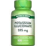 Nature's Truth Potassium Gluconate 595 mg Supplements, 100 Count (Pack of 3)
