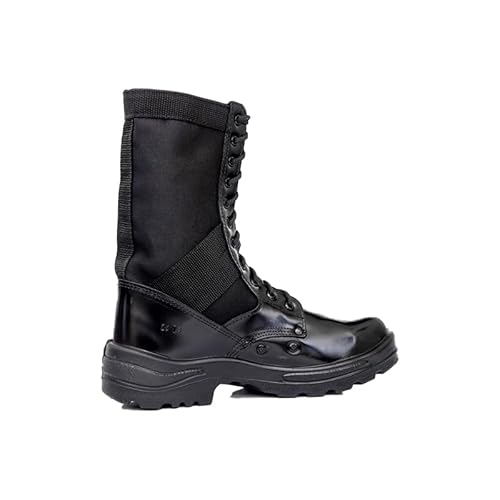 Coturno Tático Militar Ultra Leve Atalaia Sem Zíper (Preto, BR, Adulto, Numérico, 39)