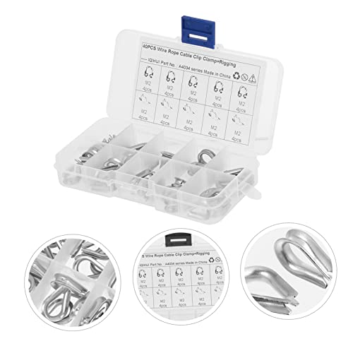 Serre-câbles acier inoxydable Healeved protection câble inox