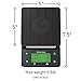 Coffee Gator Coffee Scale 0.1g Precision with Timer - 3kg Digital Scale ﻿Large LCD Weighing Kitchen Multifunctional for Pour-Over, Espresso, French Press, Bean, Food, Drink