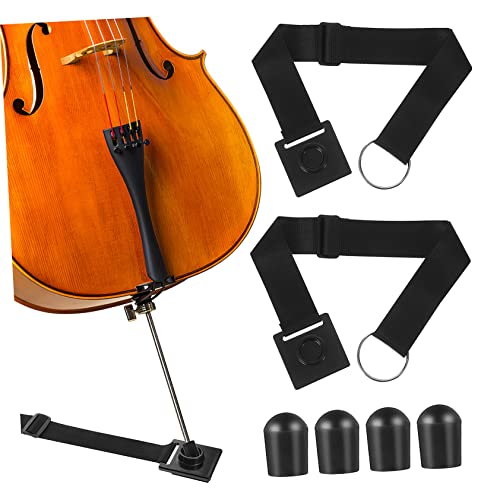 Mikinona Cello Music Instrument Accessories Endpin Anchor Set Adjustable Strap Skid Stopper Cello Tape