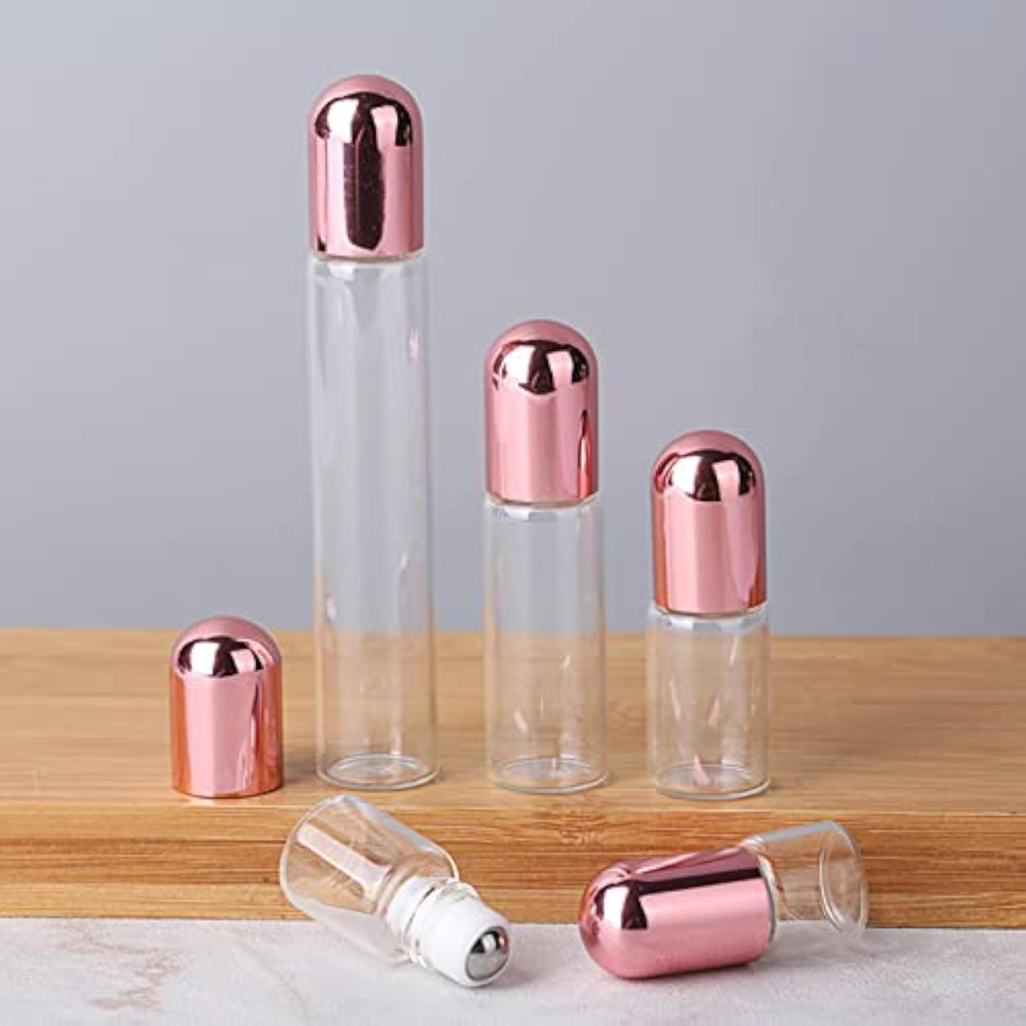 10x Essential Oil Roller Bottles, Mini 2ml Set