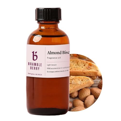 Image of Bramble Berry Almond Biscotti Toasted Sweet Cookie Scent for Soap Making, Candles, Lotion, Bath Bombs & Perfume | Skin Safe, Vegan, Paraben & Phthalate Free, DIY Craft Essential