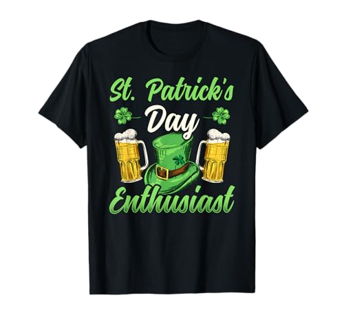 Enthousiaste De La Saint-Patrick Irlande Gaelic Irlandais T-Shirt