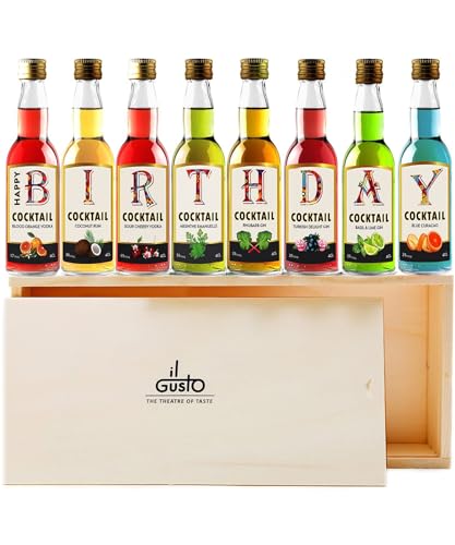 Birthday Gift | Cocktail Tasting Gift Set 40 ml (Pack of 8) Alc: 40%